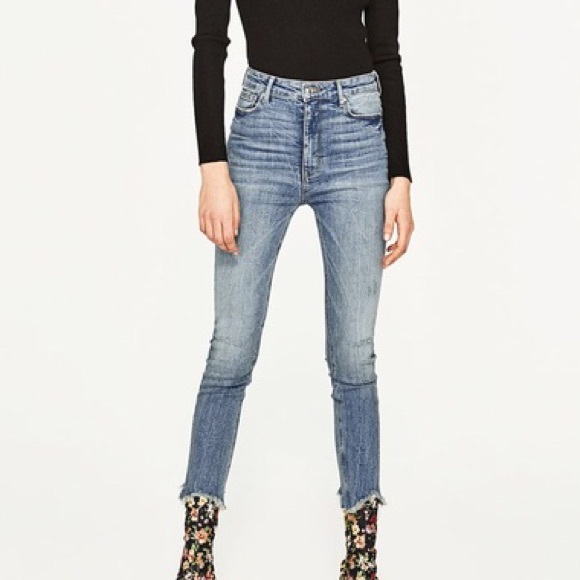 skinny cropped zara